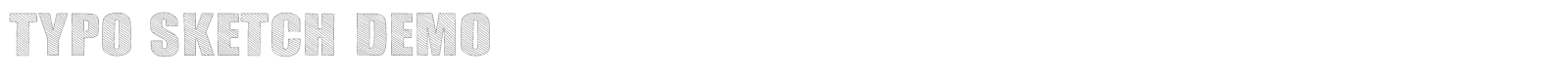 Typo Sketch font preview